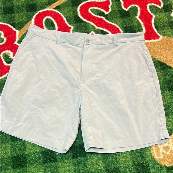 Vineyard Vines Shorts Mens 38 Gray 11" Breaker Golf Performance Stretch Chino - Picture 1 of 5